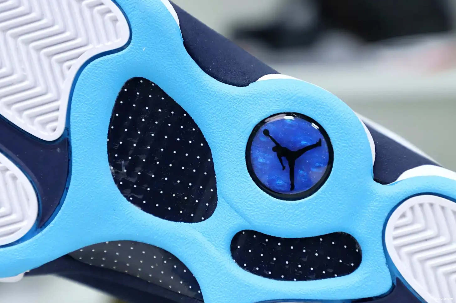 AIR WHITE POWDER 414571-144 13 JORDAN BLUE OBSIDIAN RETRO Kimikick 0612